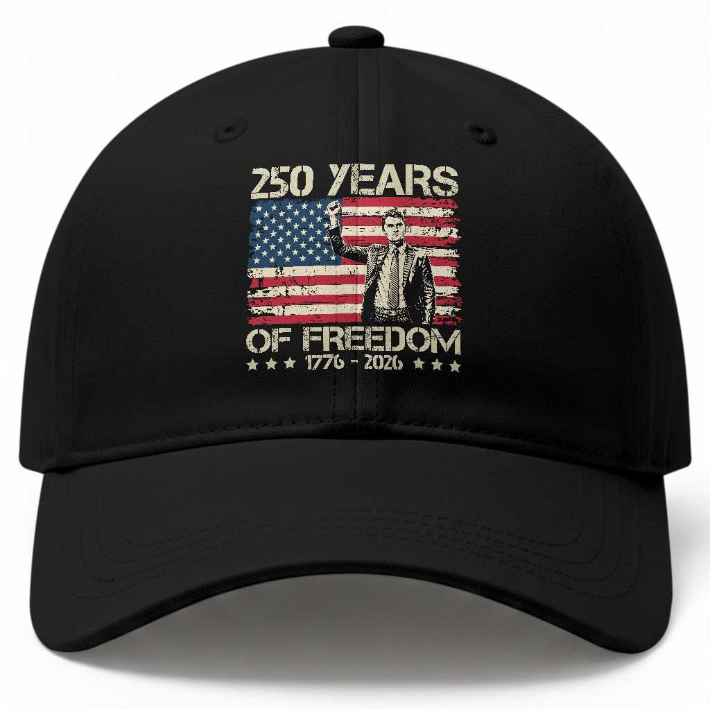 America 250 Years Baseball Cap Charlie Kirk American Flag Freedom TS14 Print Your Wear