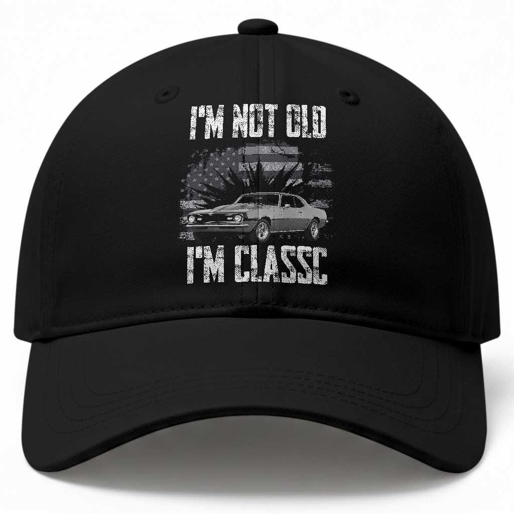 I'm Not Old I'm Classic Baseball Cap Retro American Muscle Car Classic USA TS14 Print Your Wear