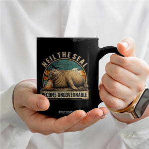 Neil The Seal Become Ungovernable Coffee Mug Funny Elephant Seal Meme TS14 Print Your Wear