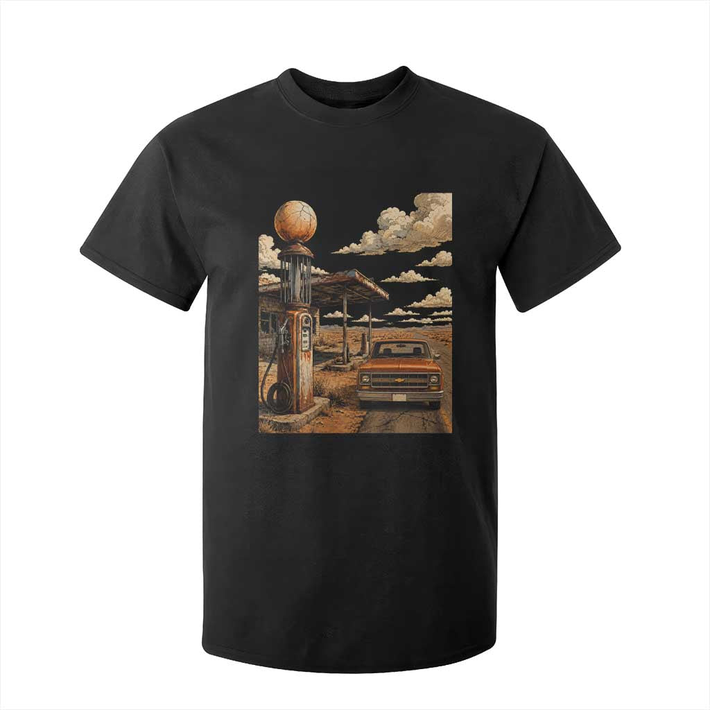 Route Highway 66 Classic Gas Pump Desert Classic Pickup Truck Car Lover T Shirt For Kid TS14 Black Print Your Wear