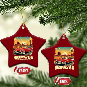 Vintage Route Highway 66 100th Anniversary Souvenir Ceramic Ornament TS14 Print Your Wear
