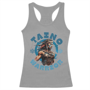 Taino Warrior Boricua Boriken Pride Indigenous Puerto Rican Racerback Tank Top TS14 Sport Gray Print Your Wear