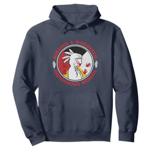 MMIW Missing and Murdered Indigenous Women Red Hand Hoodie TS14 Navy Print Your Wear
