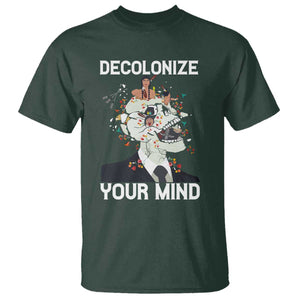 Indigenous People Native American T Shirt Decolonize Your Mind TS14 Dark Forest Green Print Your Wear