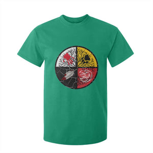 Native American Medicine Wheel MMIW T Shirt For Kid TS14 Irish Green Print Your Wear