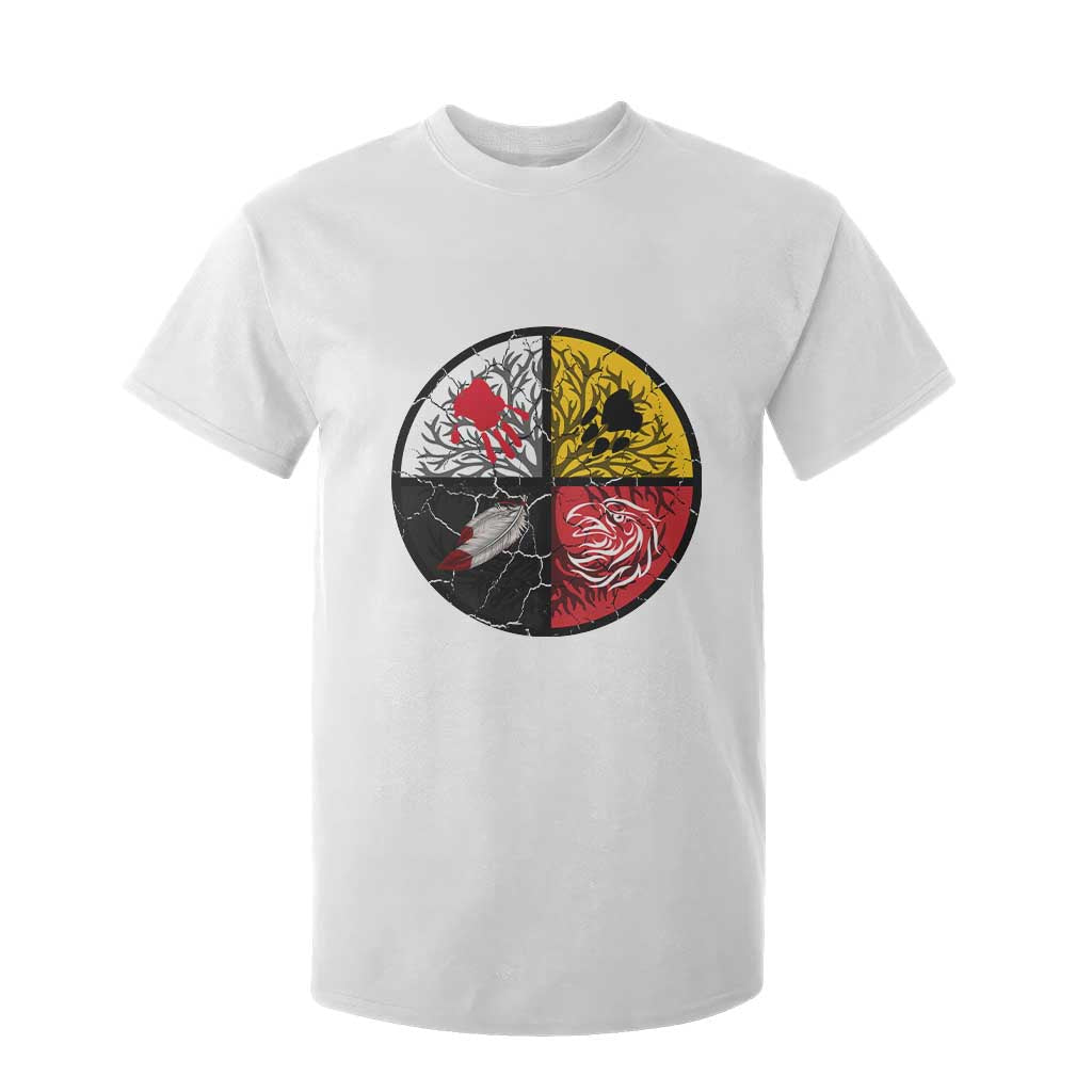 Native American Medicine Wheel MMIW T Shirt For Kid TS14 White Print Your Wear