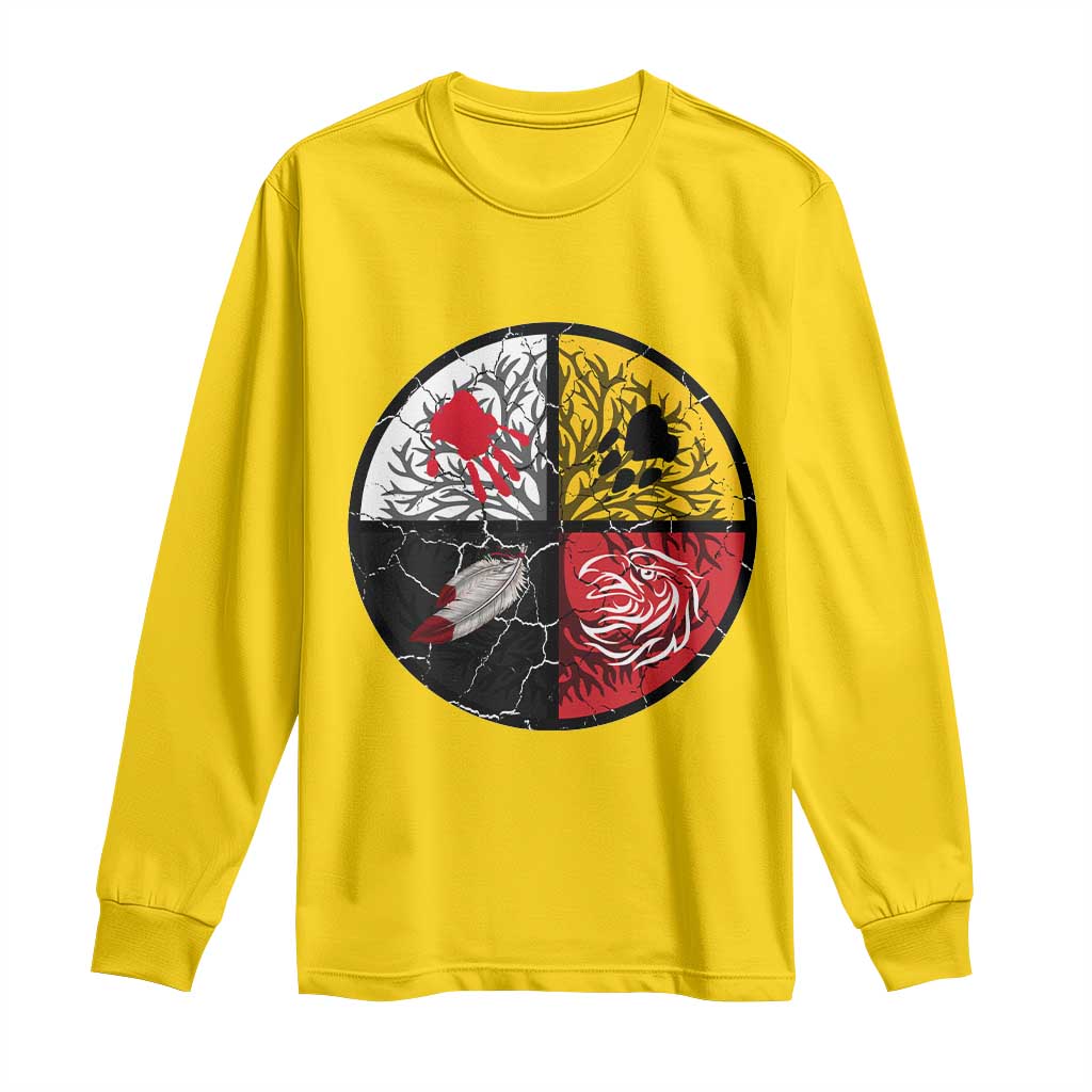 Native American Medicine Wheel MMIW Long Sleeve Shirt TS14 Daisy Print Your Wear