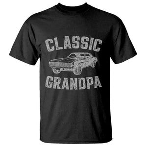 Grandpa Classic Muscle Car Lover Birthday Gift T Shirt