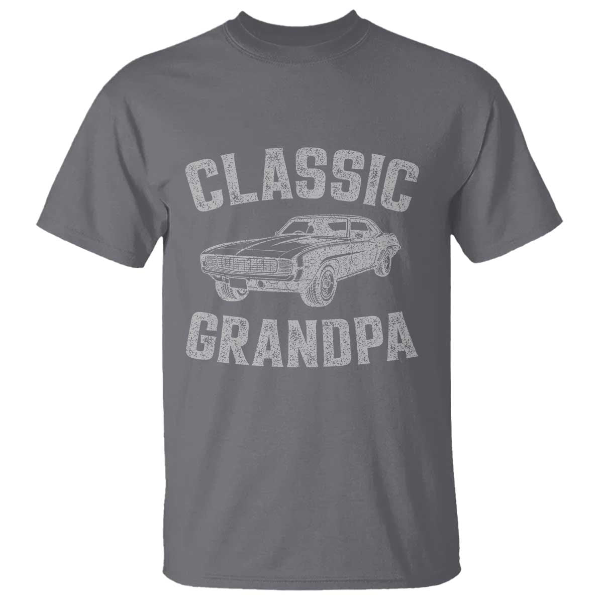 Grandpa Classic Muscle Car Lover Birthday Gift T Shirt