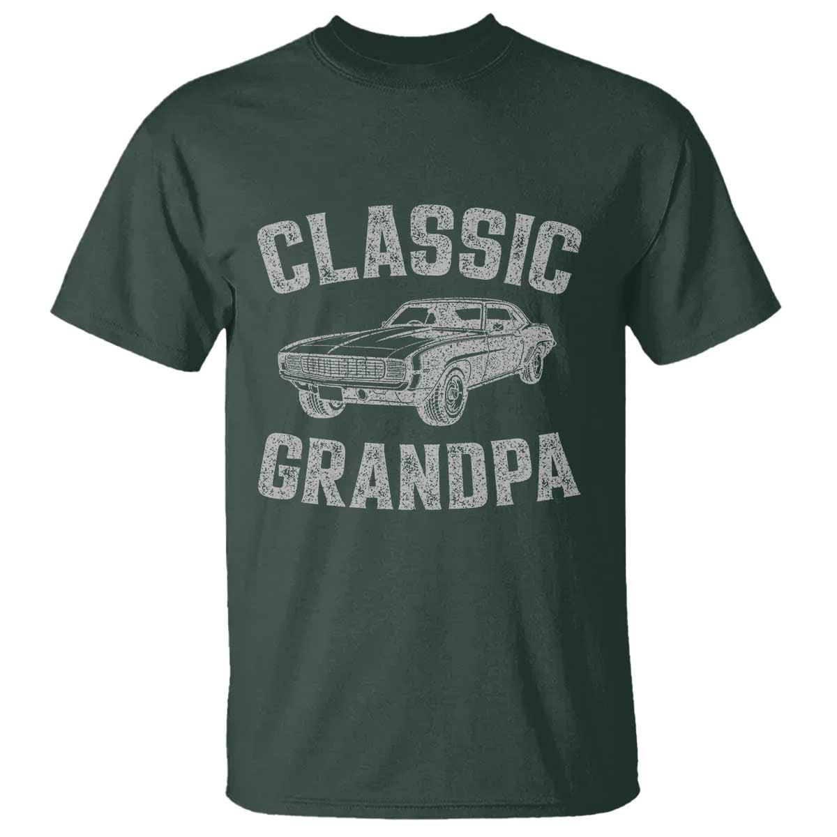 Grandpa Classic Muscle Car Lover Birthday Gift T Shirt