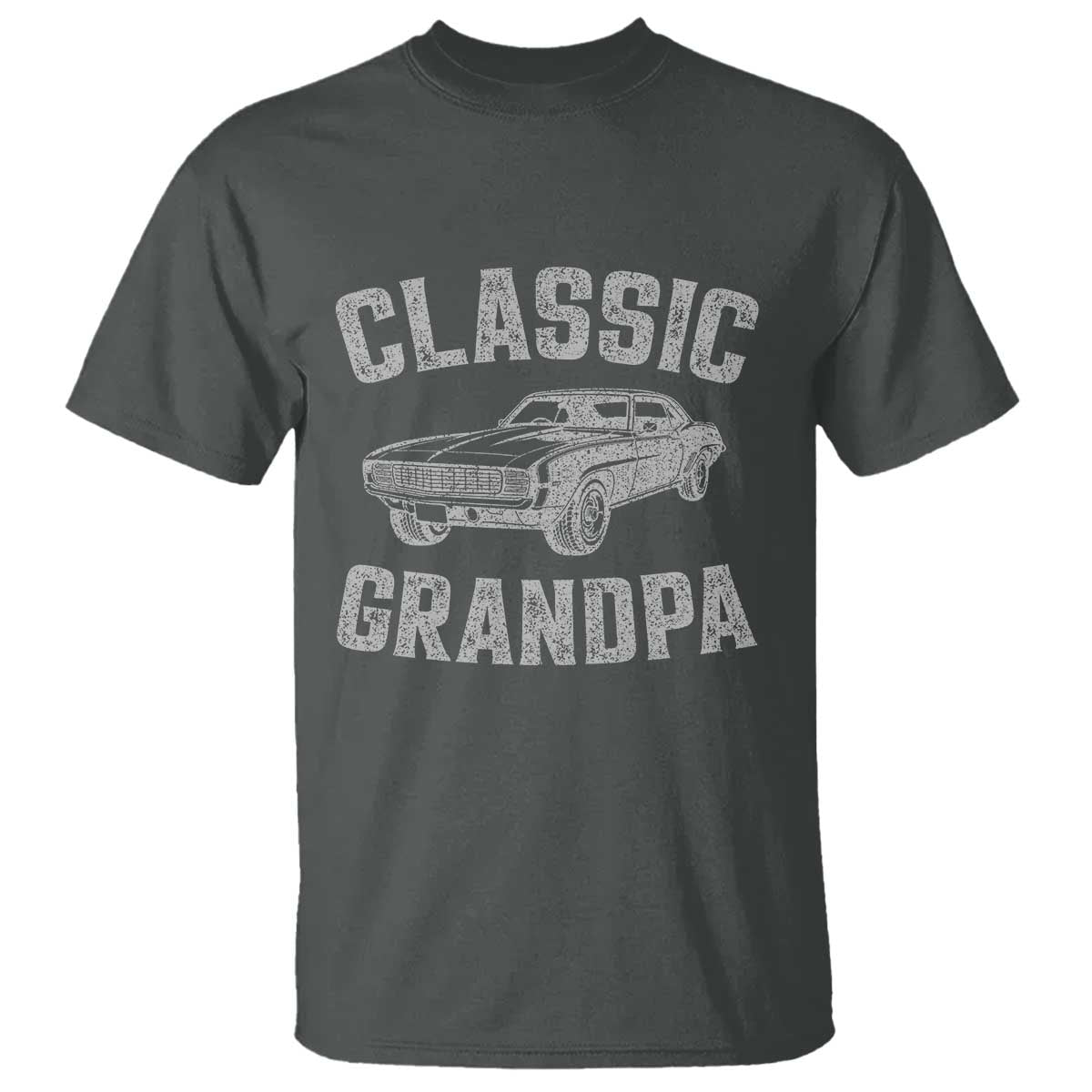 Grandpa Classic Muscle Car Lover Birthday Gift T Shirt