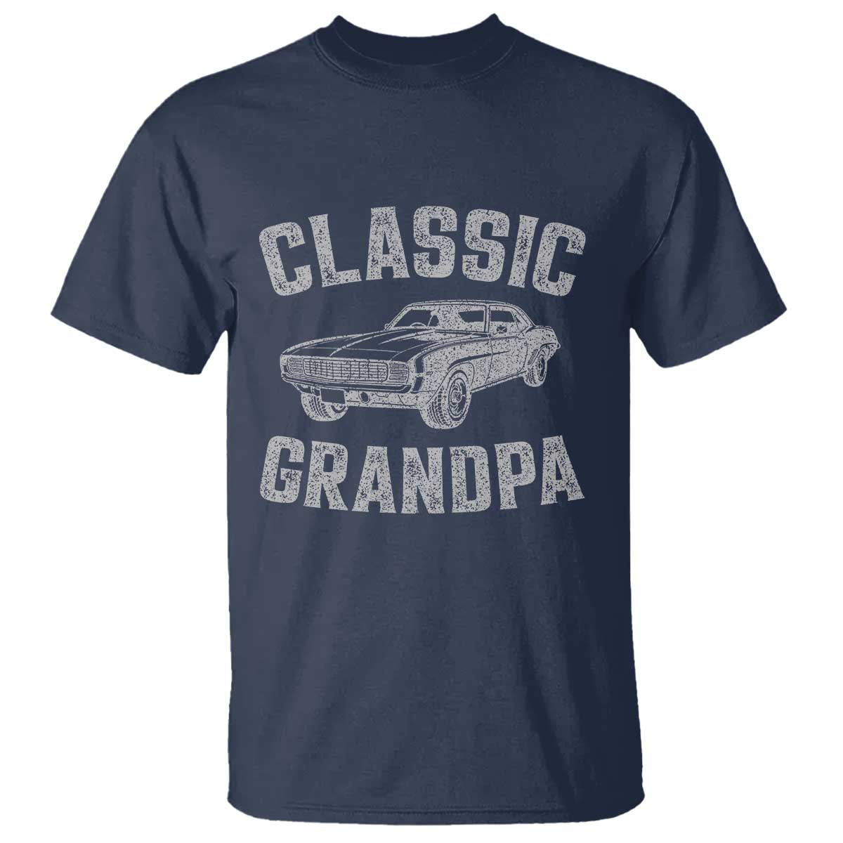 Grandpa Classic Muscle Car Lover Birthday Gift T Shirt