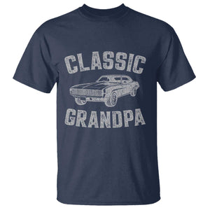 Grandpa Classic Muscle Car Lover Birthday Gift T Shirt