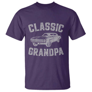 Grandpa Classic Muscle Car Lover Birthday Gift T Shirt
