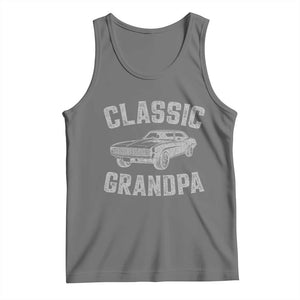 Grandpa Classic Muscle Car Lover Birthday Gift Tank Top