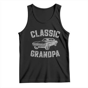Grandpa Classic Muscle Car Lover Birthday Gift Tank Top