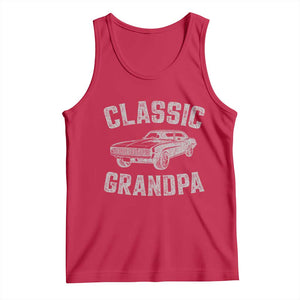 Grandpa Classic Muscle Car Lover Birthday Gift Tank Top