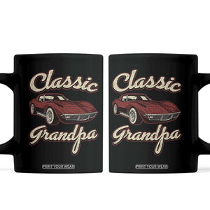 Grandpa Classic Stingray Sports Car Lover Coffee Mug