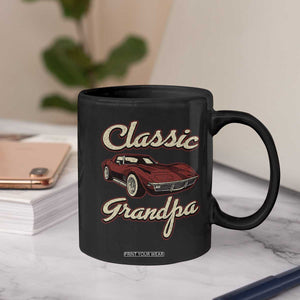 Grandpa Classic Stingray Sports Car Lover Coffee Mug