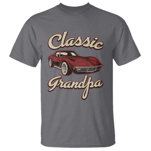 Grandpa Classic Stingray Sports Car Lover T Shirt