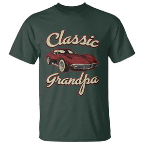 Grandpa Classic Stingray Sports Car Lover T Shirt