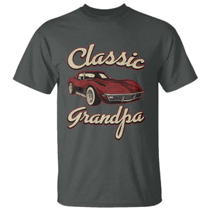 Grandpa Classic Stingray Sports Car Lover T Shirt