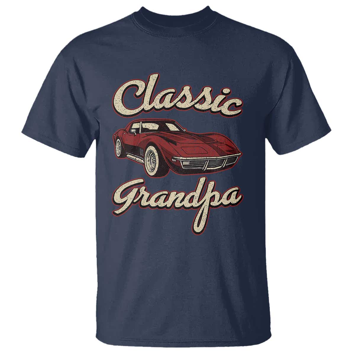 Grandpa Classic Stingray Sports Car Lover T Shirt