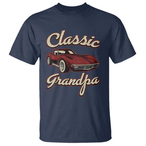 Grandpa Classic Stingray Sports Car Lover T Shirt