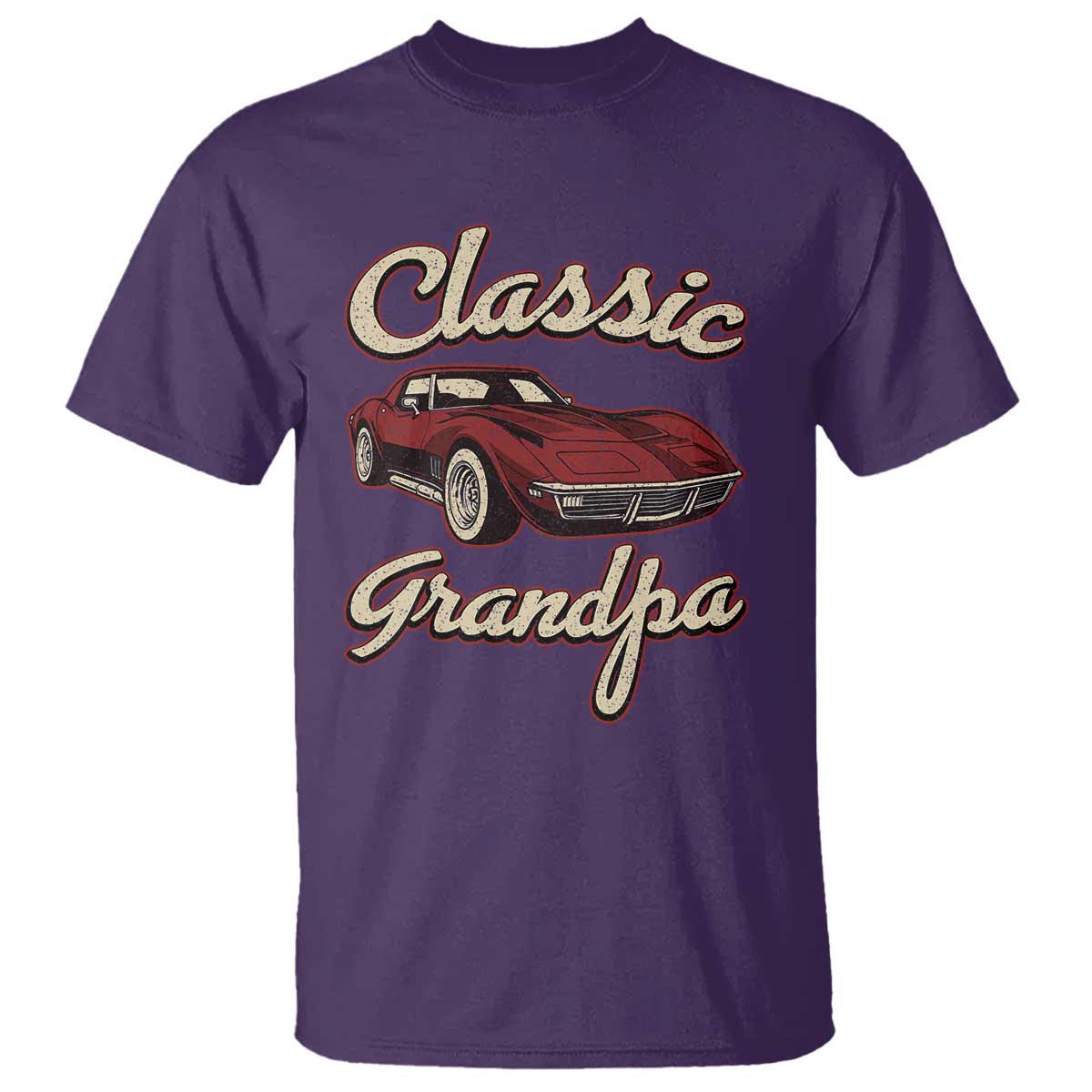 Grandpa Classic Stingray Sports Car Lover T Shirt
