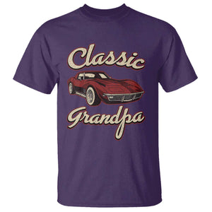 Grandpa Classic Stingray Sports Car Lover T Shirt