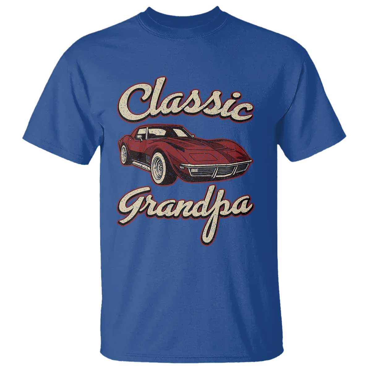 Grandpa Classic Stingray Sports Car Lover T Shirt