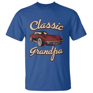 Grandpa Classic Stingray Sports Car Lover T Shirt