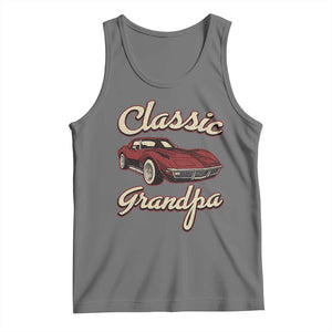 Grandpa Classic Stingray Sports Car Lover Tank Top