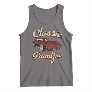 Grandpa Classic Stingray Sports Car Lover Tank Top