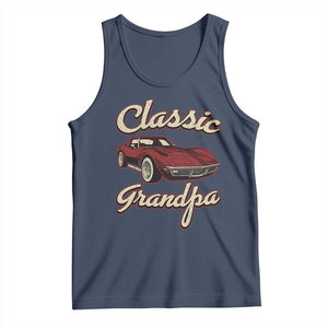 Grandpa Classic Stingray Sports Car Lover Tank Top
