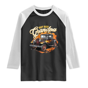 Hot Rod Grandpa Raglan Shirt Vintage 1930 Classic Hot Rod