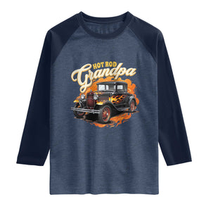 Hot Rod Grandpa Raglan Shirt Vintage 1930 Classic Hot Rod