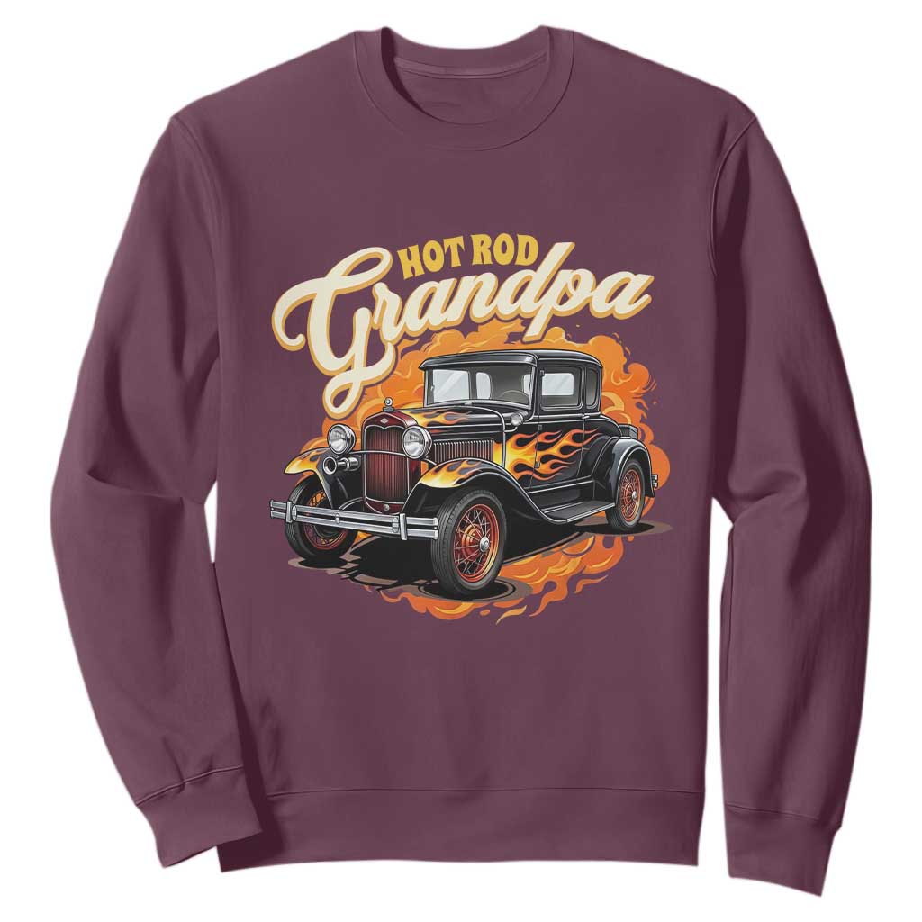 Hot Rod Grandpa Sweatshirt Vintage 1930 Classic Hot Rod