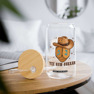 Yee Haw Nukkah Glass Can Funny Cowboy Hanukkah TS14 Print Your Wear