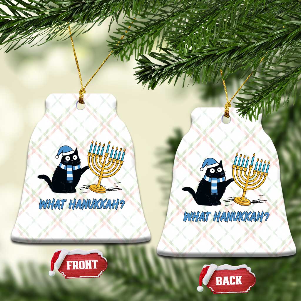 Funny Black Cat Hanukkah Chanukah Ceramic Ornament TS14 Print Your Wear
