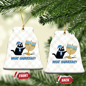 Funny Black Cat Hanukkah Chanukah Ceramic Ornament TS14 Print Your Wear