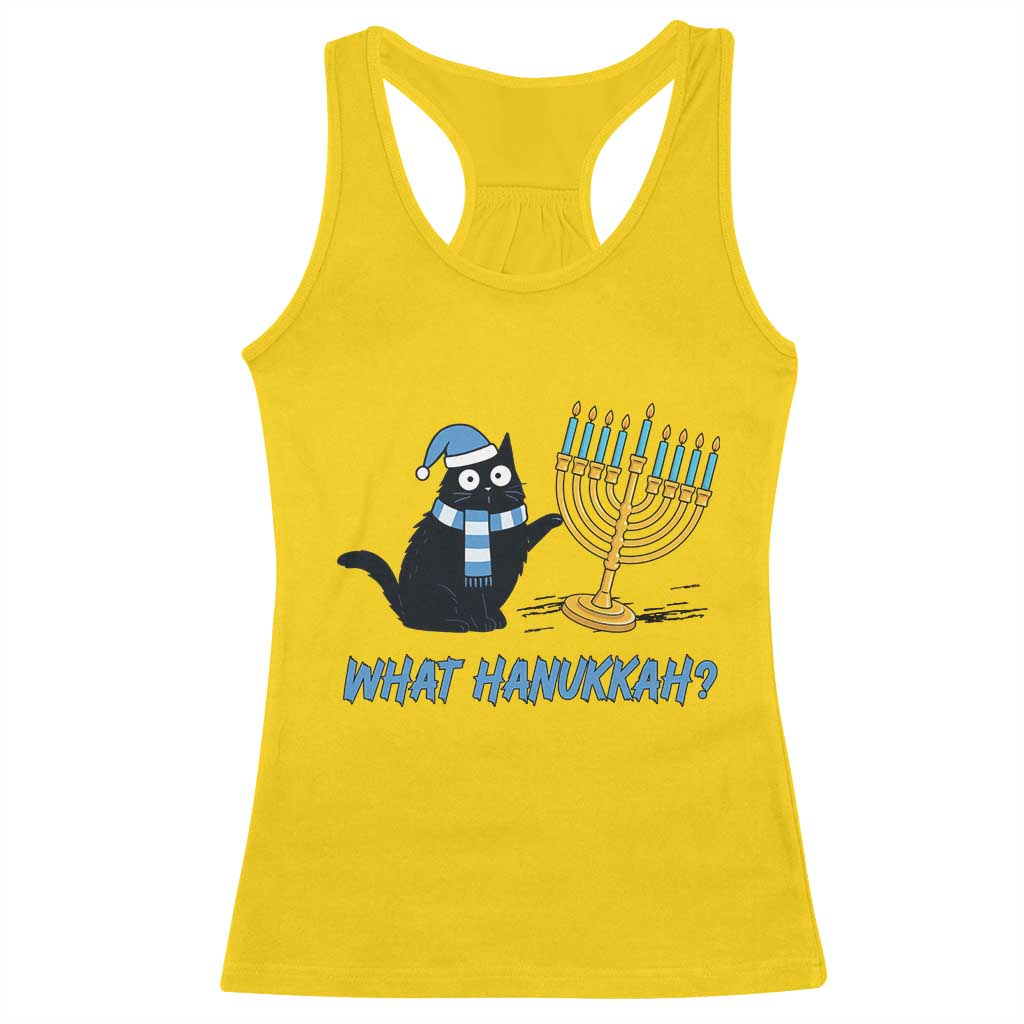 Funny Black Cat Hanukkah Chanukah Racerback Tank Top TS14 Daisy Print Your Wear