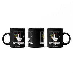 Funny Goose Hanukkah Chanukah Coffee Mug Not Today Santa TS14 Print Your Wear