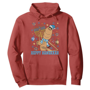Funny Marcus The Worm Hanukkah Meme Hoodie TS14 Red Print Your Wear