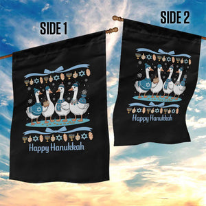 Happy Hanukkah Garden Flag Funny Silly Goose Chanukah TS14 Print Your Wear