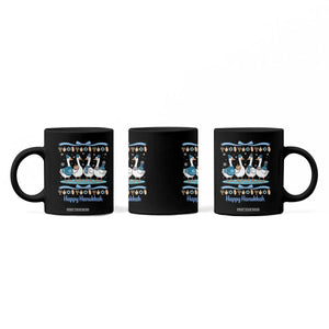 Happy Hanukkah Coffee Mug Funny Silly Goose Chanukah TS14 Print Your Wear