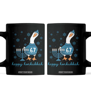 67 Six Seven Silly Goose Hanukkah Meme Coffee Mug Happy Honkukkah TS14 Black Print Your Wear