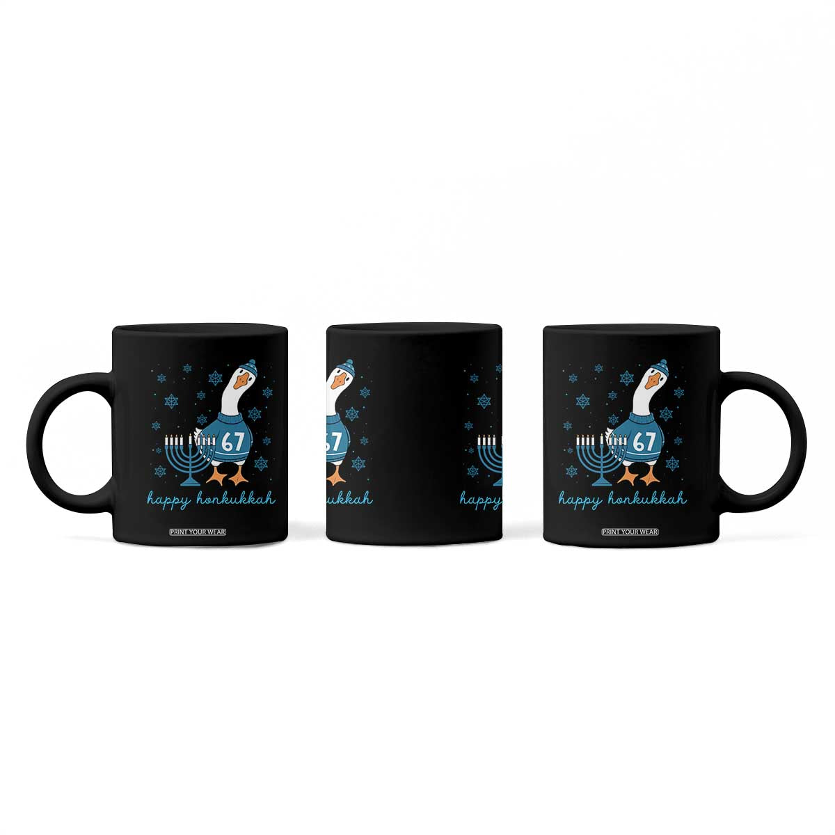 67 Six Seven Silly Goose Hanukkah Meme Coffee Mug Happy Honkukkah TS14 Print Your Wear