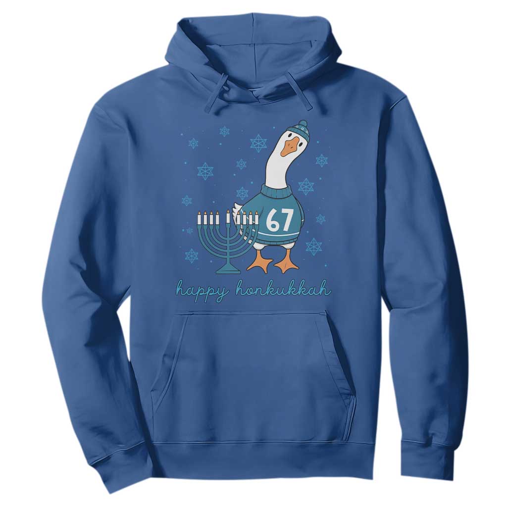 67 Six Seven Silly Goose Hanukkah Meme Hoodie Happy Honkukkah TS14 Royal Blue Print Your Wear