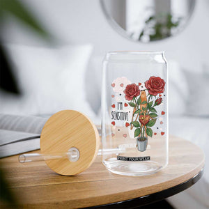 Marcus The Worm Valentine Meme Glass Can I Am Senstive TS14 Print Your Wear
